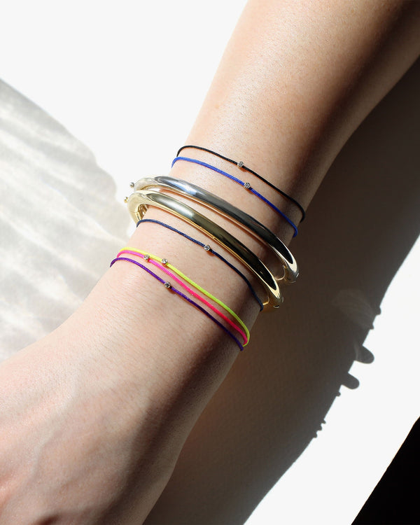 Clare Vivier Diamond Dot Bracelet Black