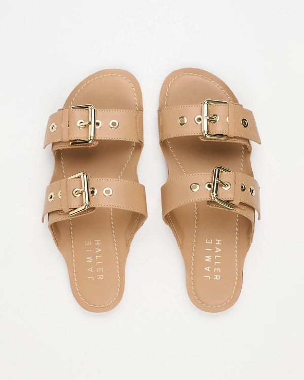 clare vivier Double Buckle Slide Bare / 36