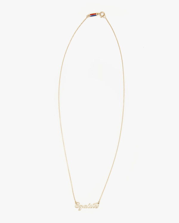 Clare Vivier Égalité Necklace 14k Gold