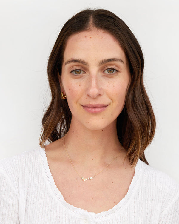 Clare Vivier Égalité Necklace 14k Gold