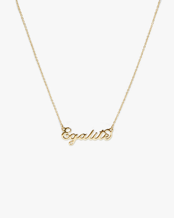 clare vivier Égalité Necklace 14k Gold