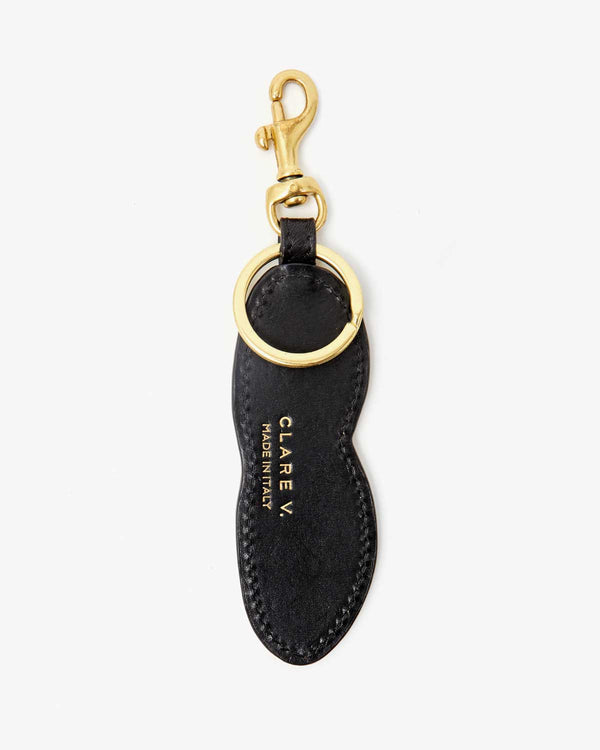 Clare Vivier Eyes Keychain Black