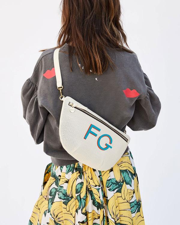 Clare Vivier Grande Fanny Cream Perf