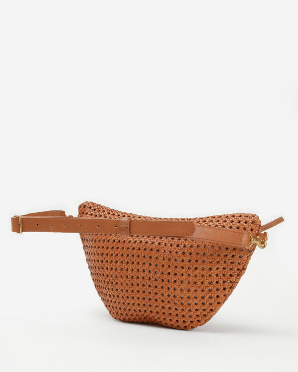 Clare Vivier Grande Fanny Tan Rattan