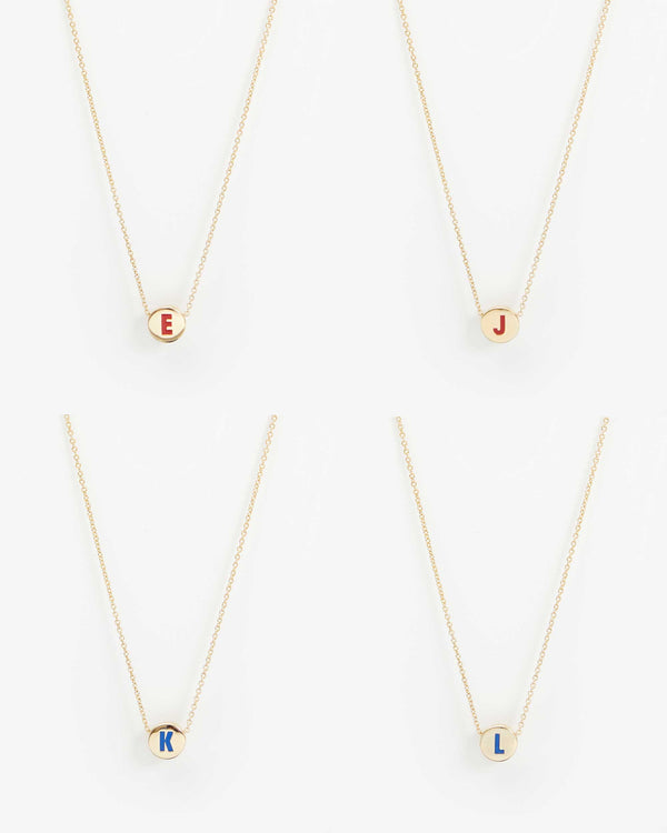 Clare Vivier Initial Necklace 14k Gold / A