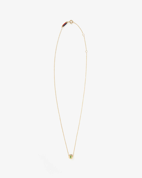 clare vivier Initial Necklace 14k Gold / A