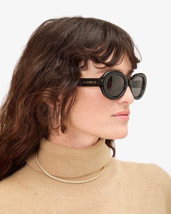 Clare Vivier Julia Sunglasses Black