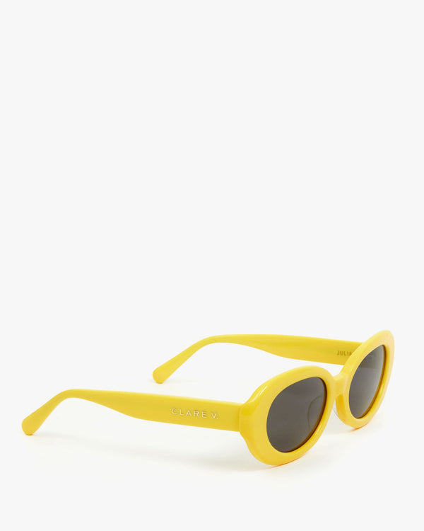 Clare Vivier Julia Sunglasses Yellow
