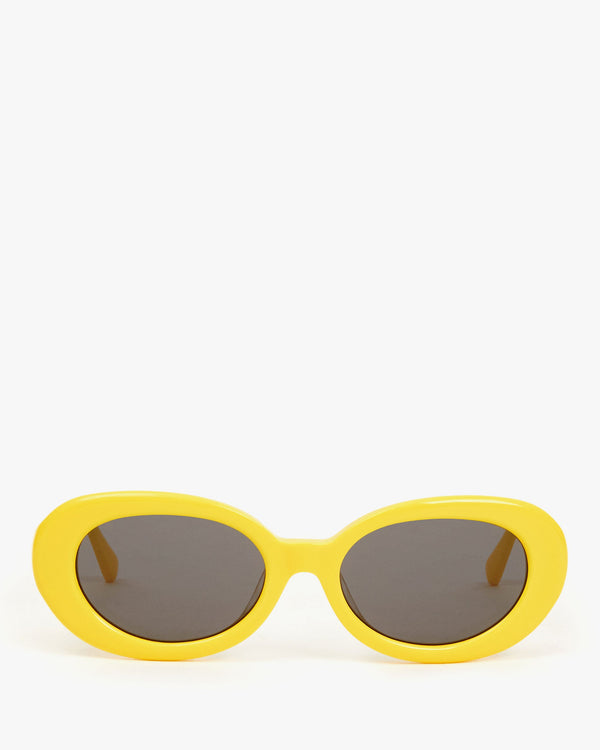 clare vivier Julia Sunglasses Yellow