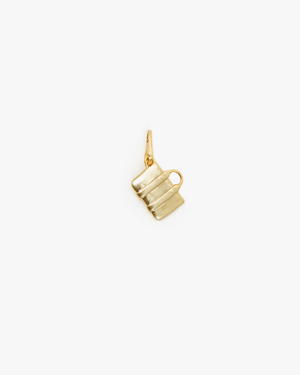 clare vivier La Tropezienne Charm Vintage Gold
