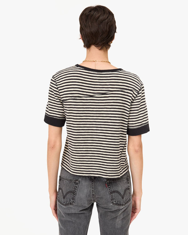 Clare Vivier Le Bateau Tee Black/Cream Stripe / XS