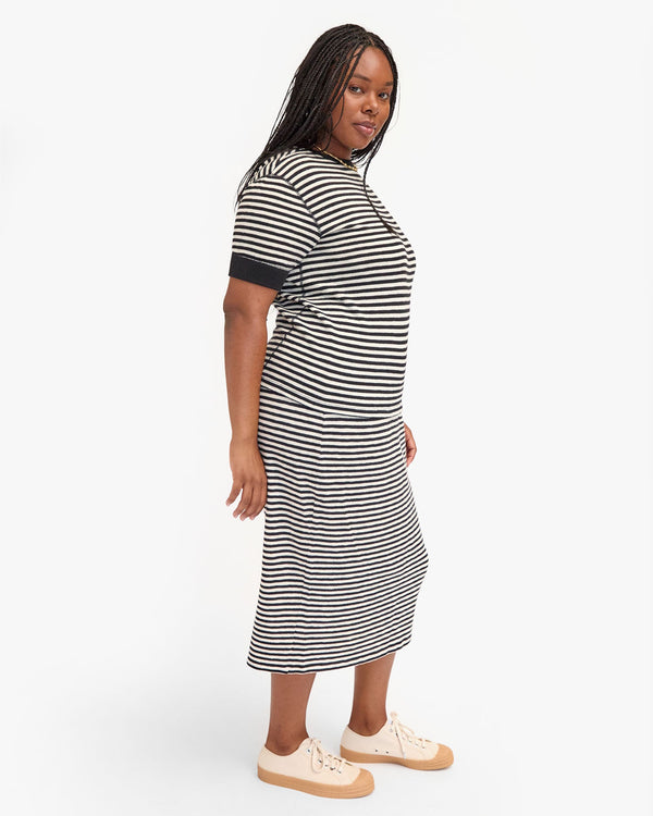 Clare Vivier Le Bateau Tee Black/Cream Stripe / XS
