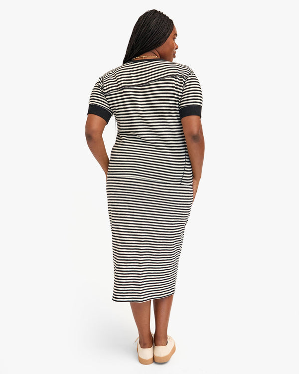 Clare Vivier Le Bateau Tee Black/Cream Stripe / XS