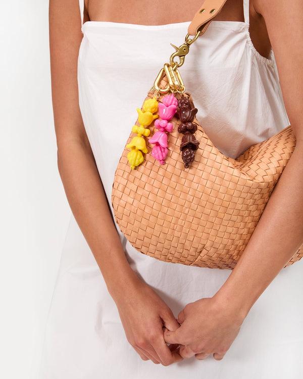 Clare Vivier Le Jardin Fob Peony