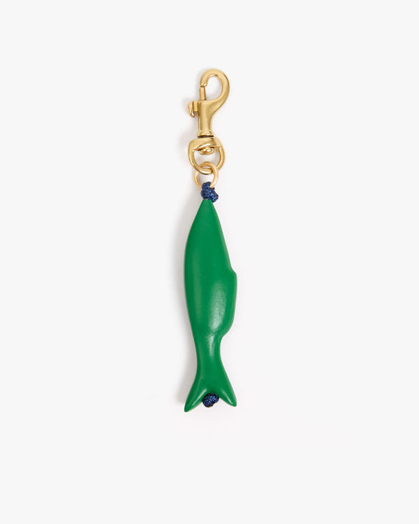 clare vivier Le Sardine Fob Emerald