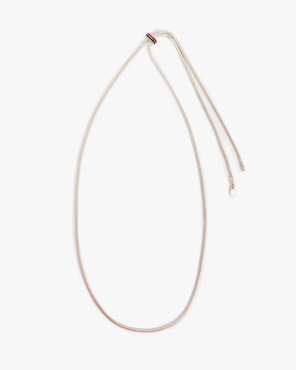 clare vivier Le Snake Necklace Silver