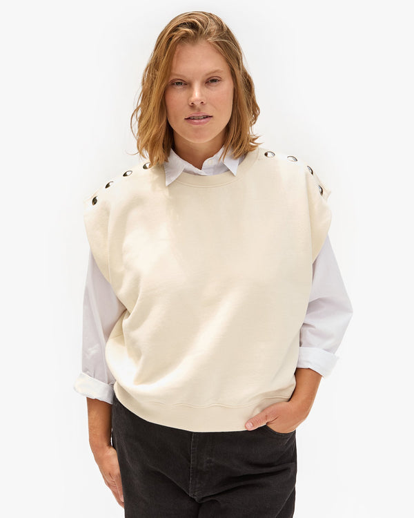 Clare Vivier Le Vest Cream W/ Studs / XS