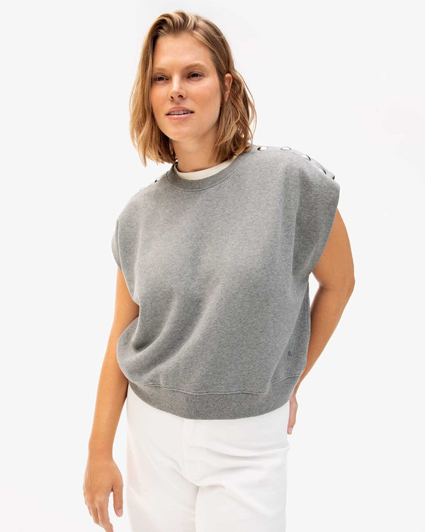 Clare Vivier Le Vest Grey Melange W/ Studs / XS