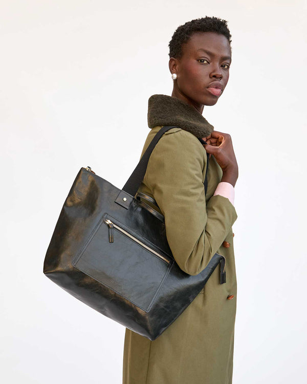 Clare Vivier Le Zip Sac Black W/ Travel Pocket