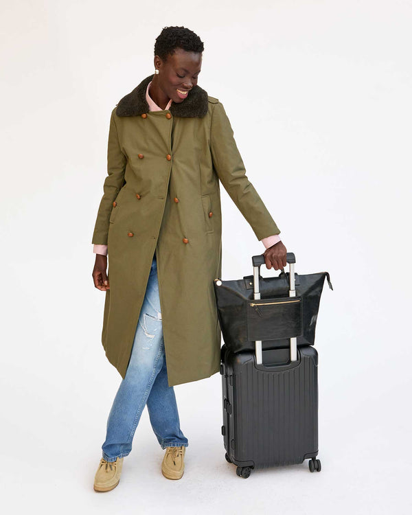 Clare Vivier Le Zip Sac Black W/ Travel Pocket