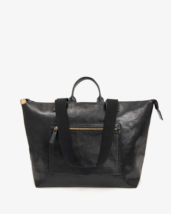 clare vivier Le Zip Sac Black w/ Travel Pocket