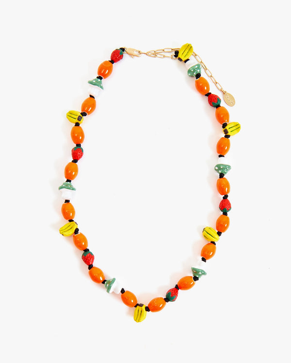 clare vivier Les Fruits de CV Necklace Multi