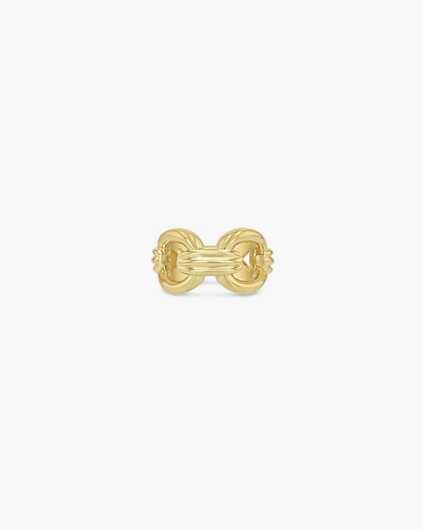 clare vivier Link Column Ring Yellow Gold / 5
