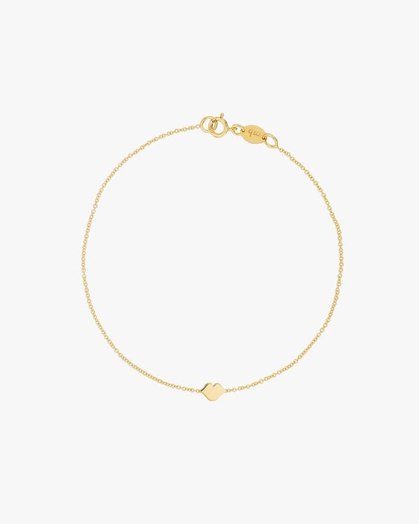 clare vivier Lips Bracelet 14k Yellow Gold