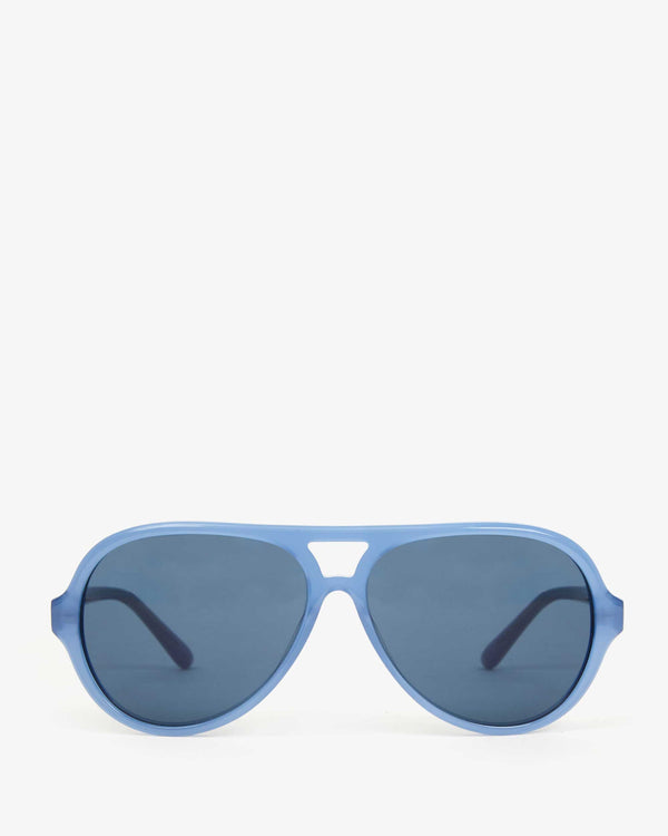 clare vivier Lizzie Sunglasses Petrol Blue