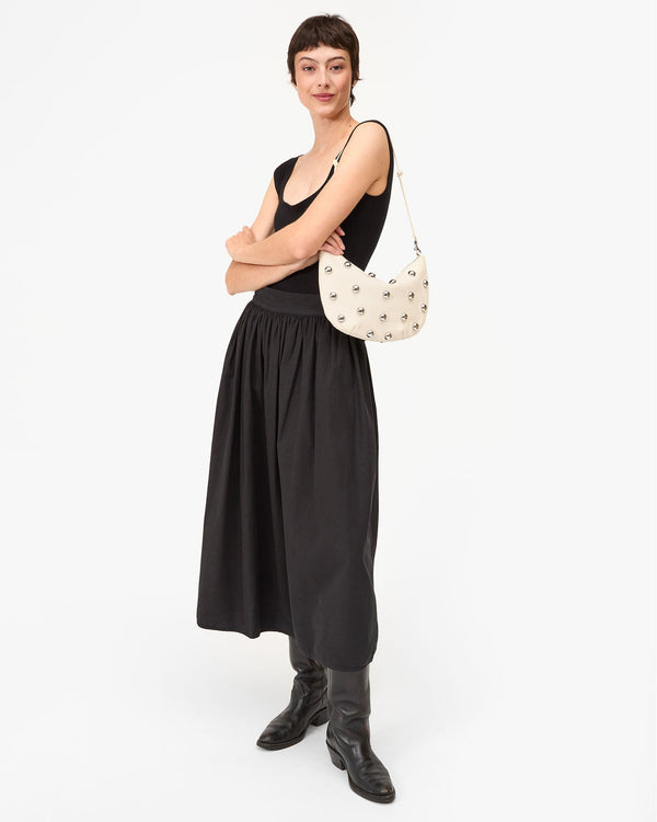 Clare Vivier Lune Cream W/ Studs