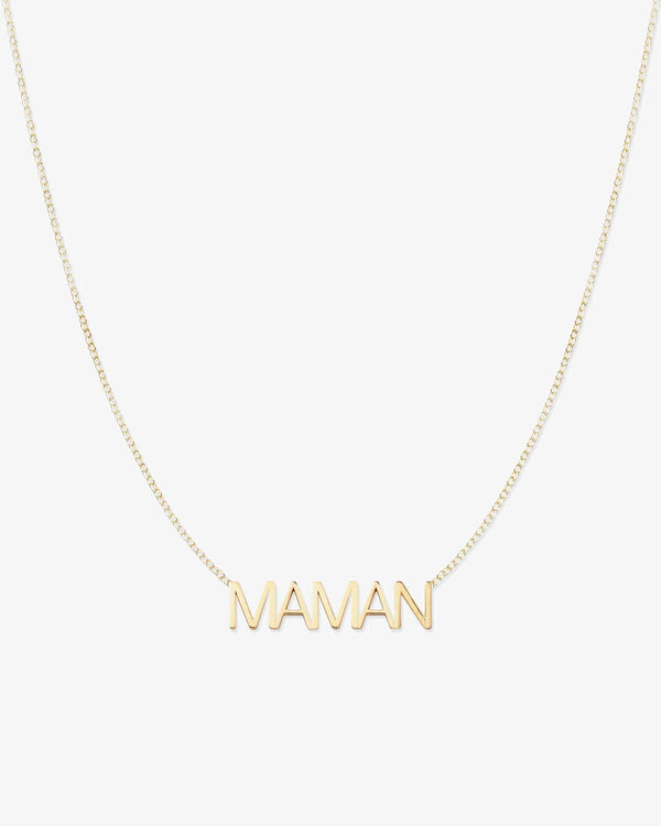 clare vivier Maman Necklace 14k Yellow Gold