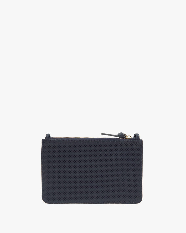 Clare Vivier Margot Wallet Clutch W/ Tabs Navy Perf