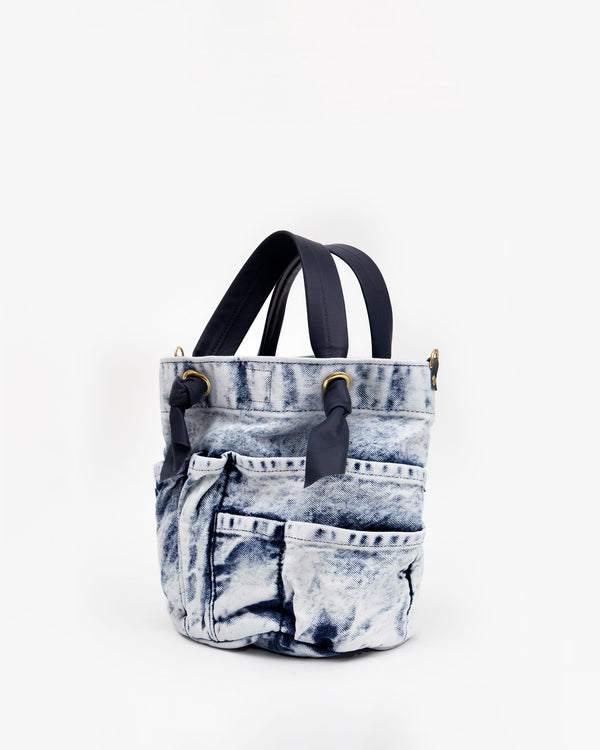 Clare Vivier Marine Acid Wash Denim