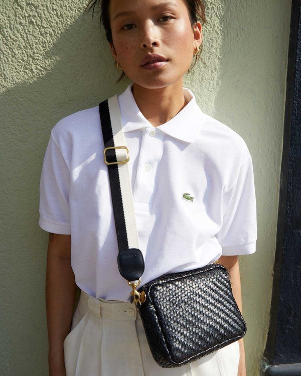 Clare Vivier Midi Sac Black Zig-Zag