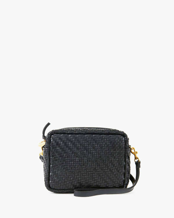 clare vivier Midi Sac Black Zig-Zag