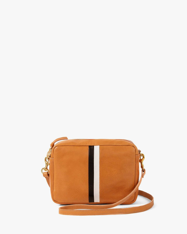 clare vivier Midi Sac Natural w/ Stripes