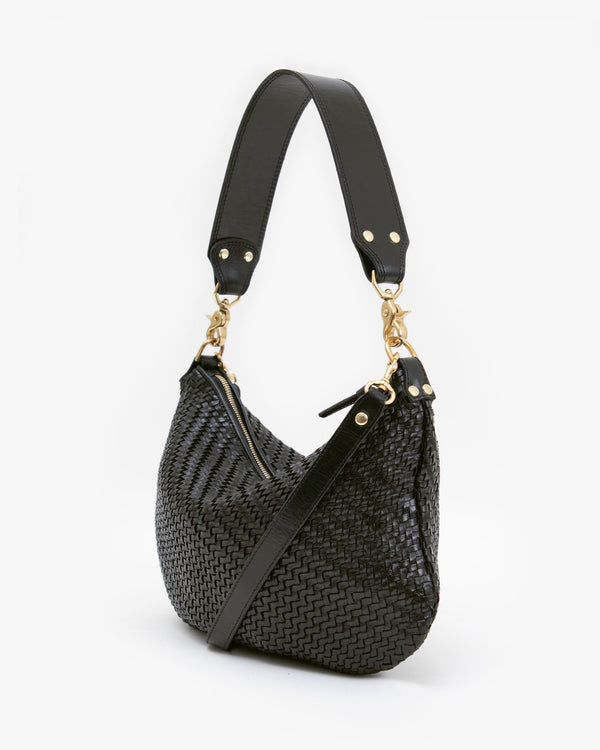 Clare Vivier Moyen Messenger Black Zig-Zag