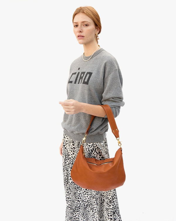 Clare Vivier Moyen Messenger Tan