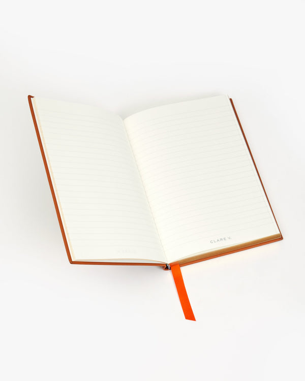 Clare Vivier Notebook Cuoio W/ Debossed Oui