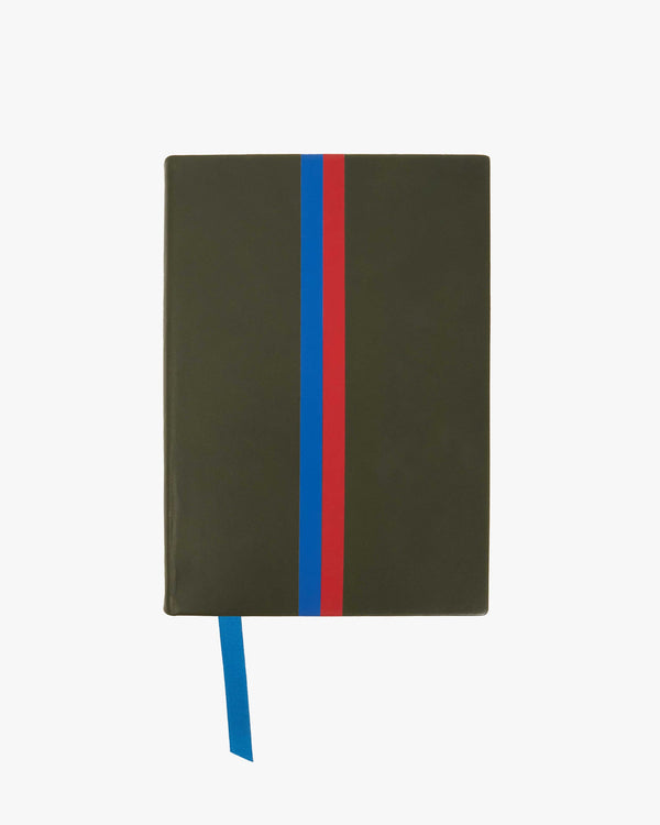 clare vivier Notebook Loden w/ Vinyl Stripe