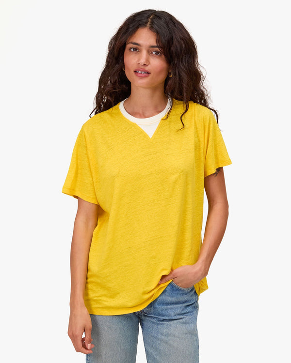 Clare Vivier Original Tee Snapdragon W/ V-Stitch / XS
