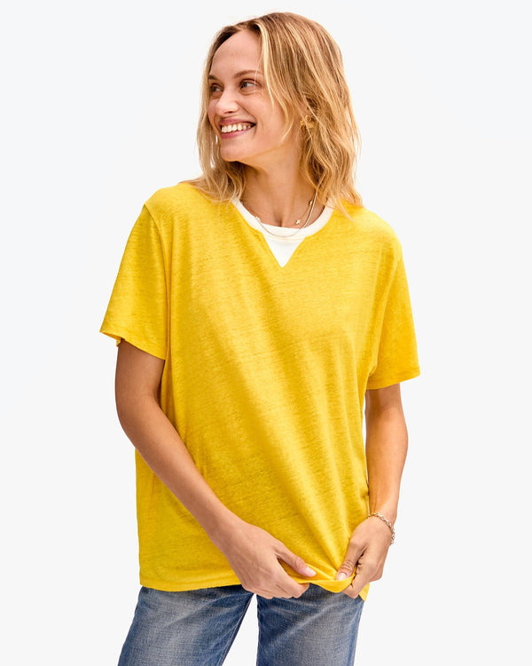 clare vivier Original Tee Snapdragon w/ V-Stitch / XS