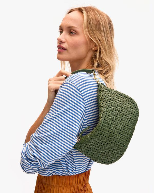 Clare Vivier Petit Moyen Army Rattan