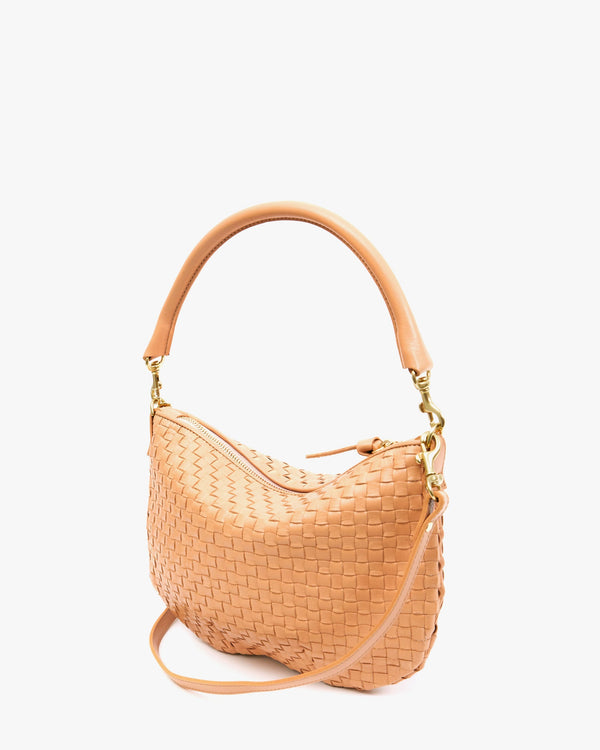Clare Vivier Petit Moyen Bisque Woven Checker