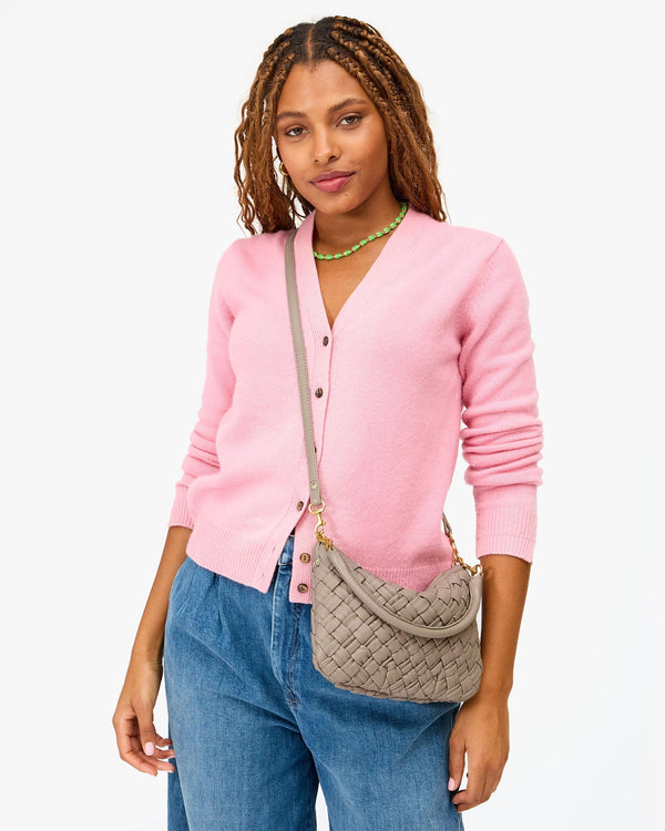 Clare Vivier Petit Moyen Dove Puffy Woven