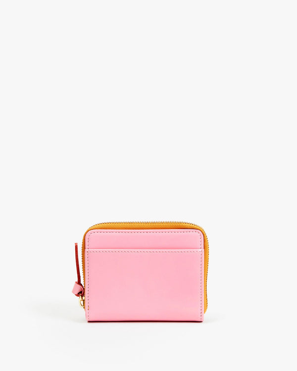 Clare Vivier Petit Zip Wallet Peony