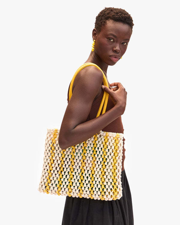 Clare Vivier Sandy Snapdragon/Cream Stripe