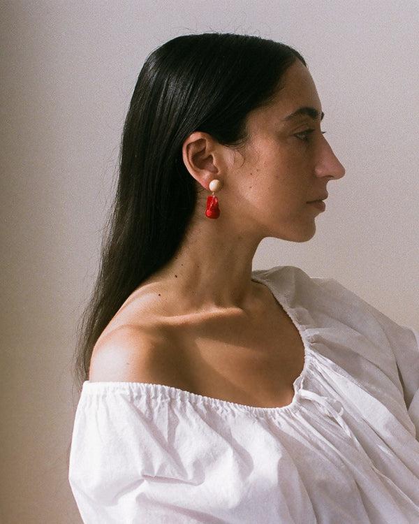 Clare Vivier Scarlett Earrings Scarlett