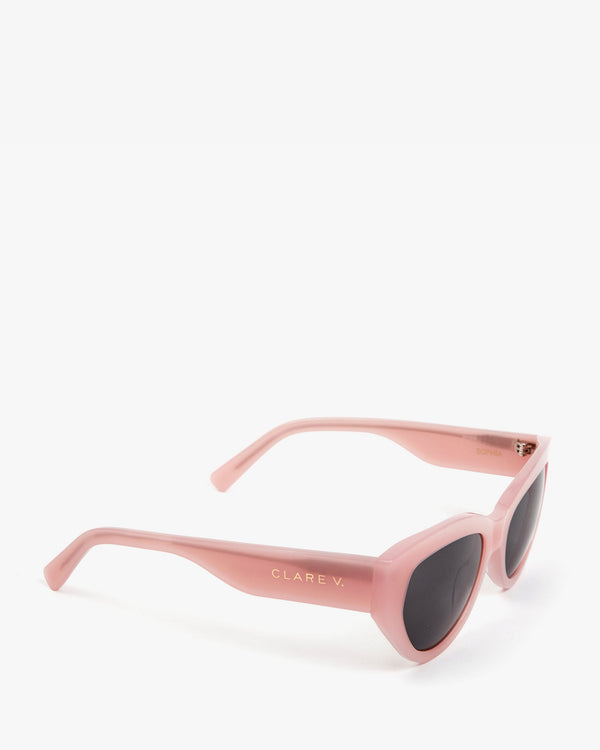 Clare Vivier Sophia Sunglasses Blush