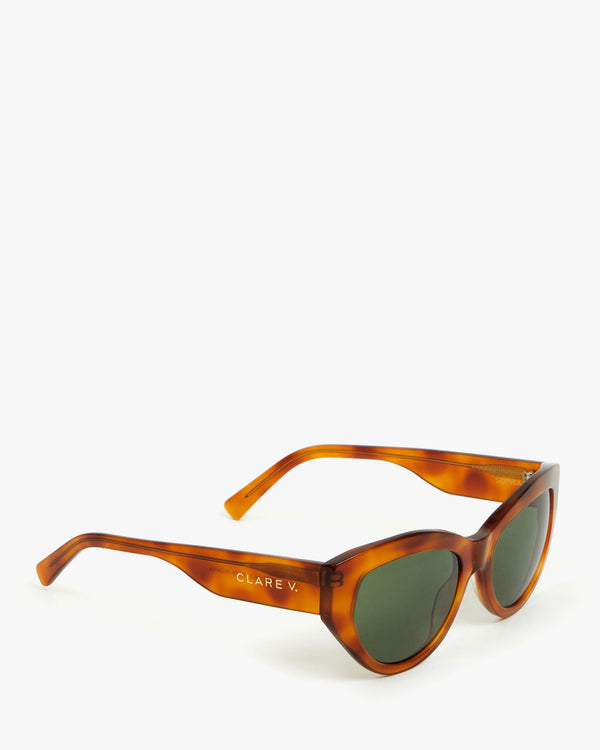 Clare Vivier Sophia Sunglasses Havana Tortoise